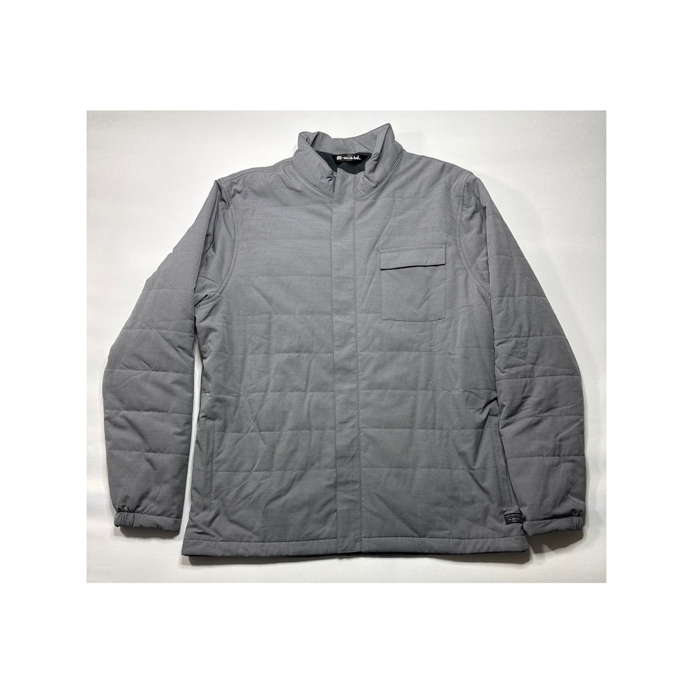 NWOT Travis Mathew Men's Full Zip Gray Down Puffer Jacket‎ - Size XL
